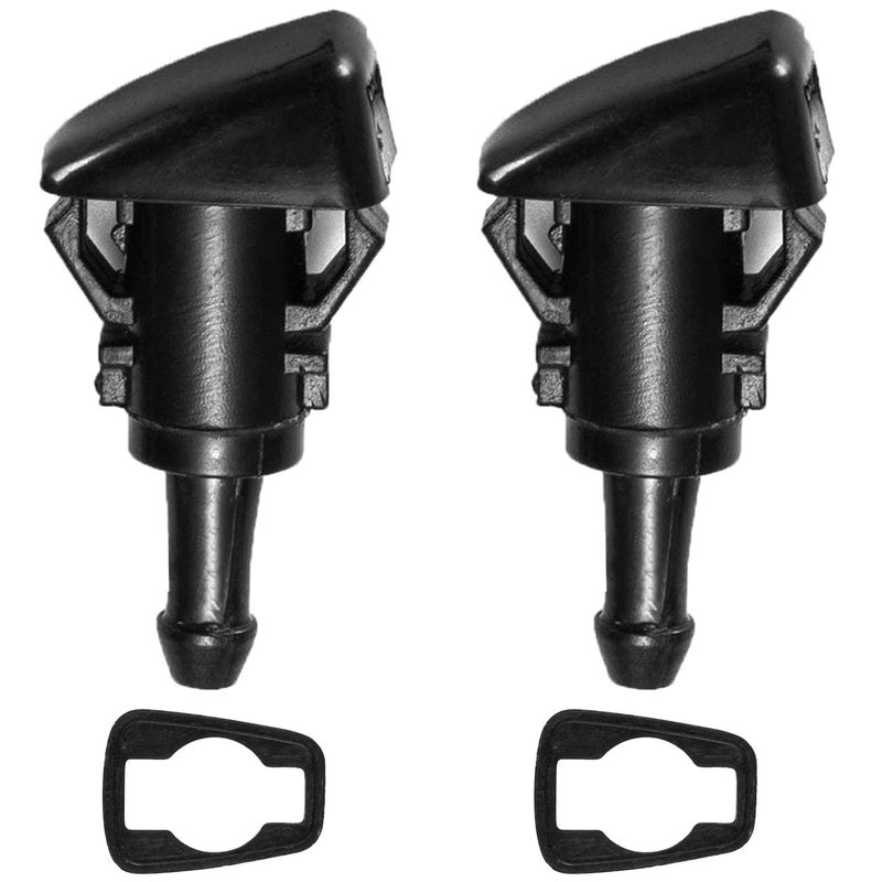 DICOOL 2 Pack Windshield Wiper Washer Nozzle Spray Jet Kit-Fit for 2007-2012 Dodge Caliber, 2001-2010 Chrysler Pt Cruiser, 2007-2013 Dodge Journey, 2006-2010 Dodge Charger, Replaces 5116079AA 4805742AB - Image 1